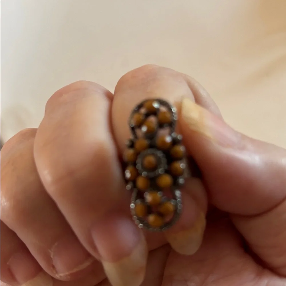 Vintage Style Beaded Ring